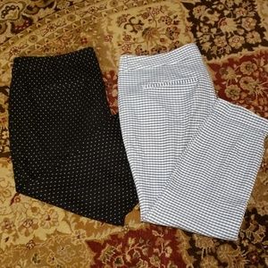2 pairs Old Navy pixie pants